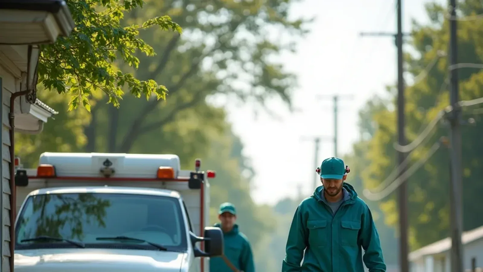 Rural Jennings County, IN home along US-50 served by Miller's Pest Control